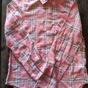 Pink Plaid Justice Shirt